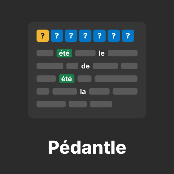 Jeu Pédantle